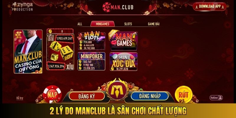 2 lý do Manclub là sân chơi chất lượng