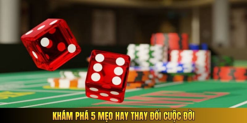 Khám phá 5 mẹo hay thay đổi cuộc đời
