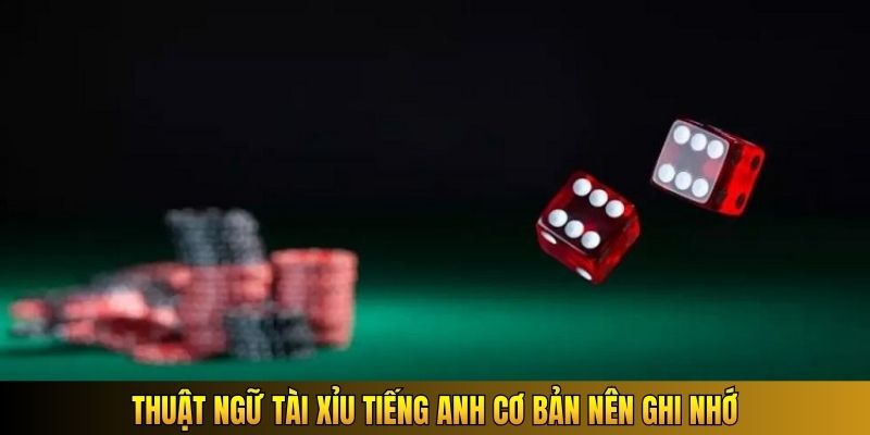Thuật ngữ Tài Xỉu tiếng Anh cơ bản nên ghi nhớ