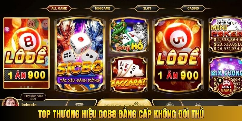 TOP thương hiệu GO88 đẳng cấp không đối thủ