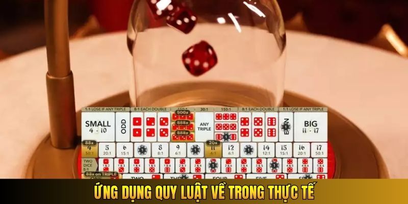Ứng dụng quy luật về trong thực tế